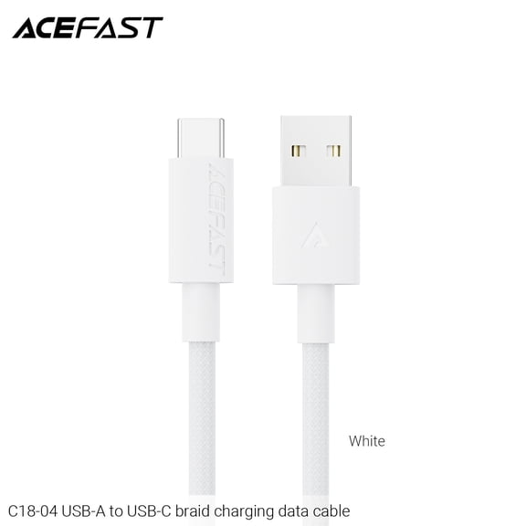 C18-04 USB-A to  USB-C braid  charging data cable