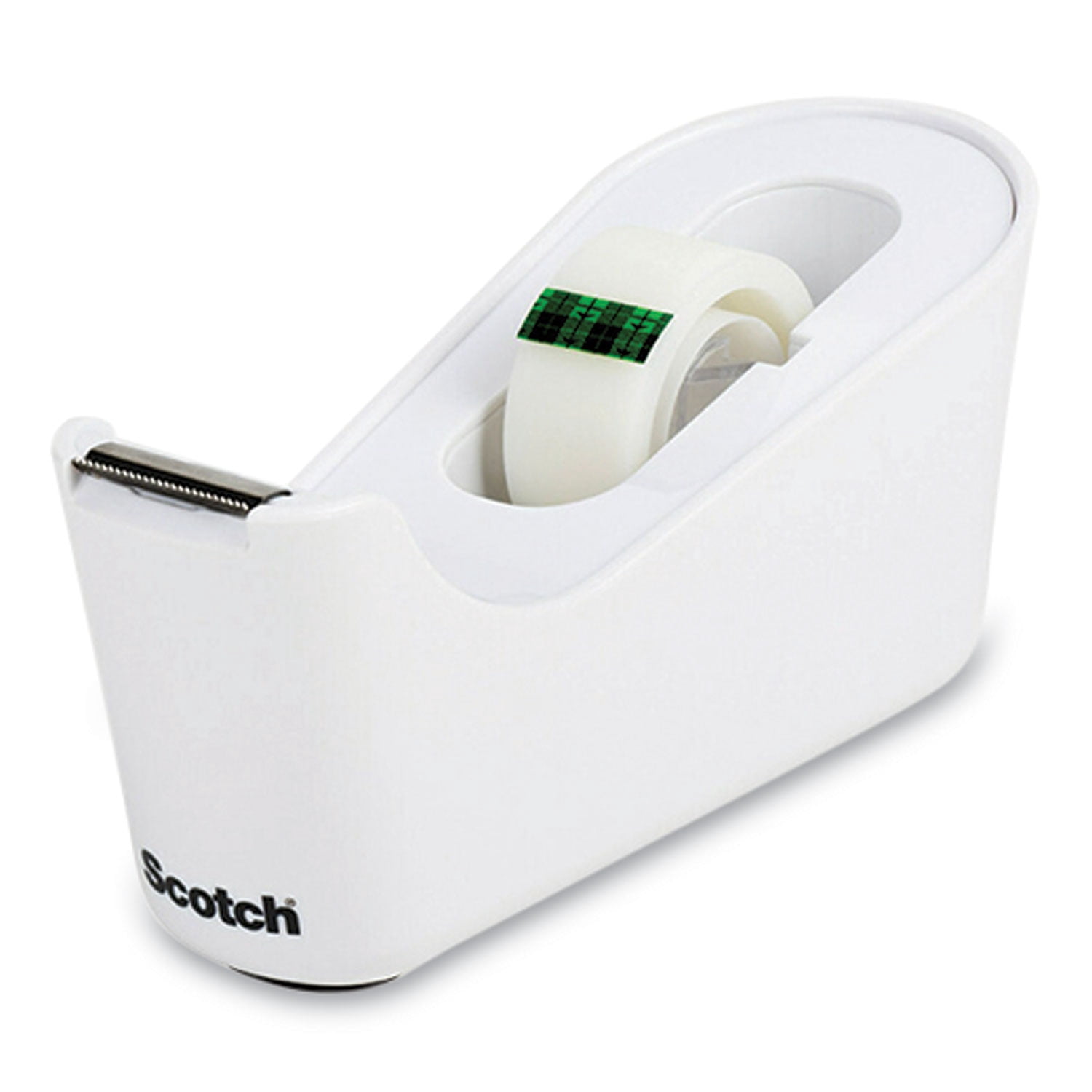 C18 Desktop Dispenser, 1" Core, White | Bundle of 10 Each