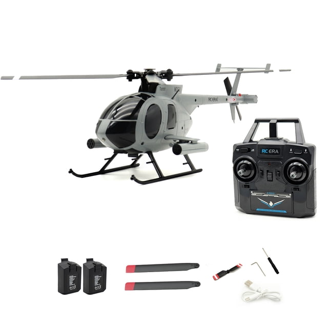 C184 4CH RC Helicopter for Adults, Single-Rotor Simulator with 6-Axis ...