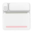 thumbnail image 1 of C19 Portable Inkless Thermal Mini Pocket Printer - Bluetooth Intelligent Sticker/Note Printer with 1 Roll Paper, Compact On-the-Go Printer ( Pink ), 1 of 6