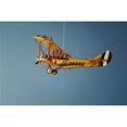 thumbnail image 1 of C1918 Yellow Curtiss Biplane Model Sculpture, 1 of 1