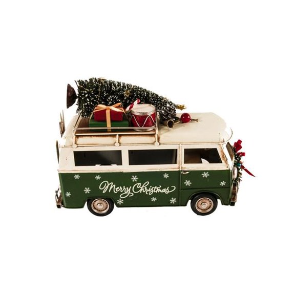 C1960s Volkswagen Christmas Bus Sculpture