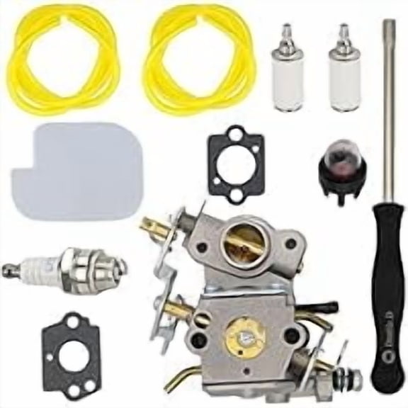 C1M-W26C Carburetor Kit Compatible with Poulan P3314 P3416 P4018 PP3816, Replaces Zama 545070601 Chainsaw Carb