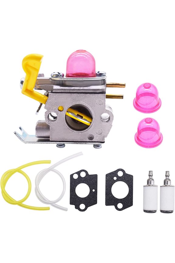 C1U-W18 Carburetor Replacement for Featherlite Weedeater FX265 TE475Y FL25C SST25 FL20 FL20C FL26 FX26S XT260 SST25C String Trimmer