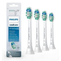 C2 Blue Optimal Plaque Control Replacement Toothbrush Heads Compatible with Philips Sonicare, white, HX9024/65, 4 Pack