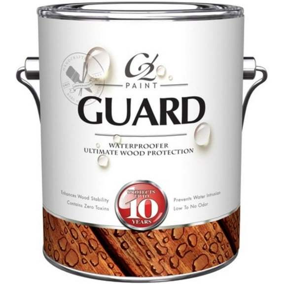 C2 Guard Exterior Sauna Wood Waterproofer & Sealer for Outdoor Saunas | Non-Film Forming, UV Resistant, Low VOC, Clear & Tint Options | Long-Lasting Weather Protection (Carbon #T016)