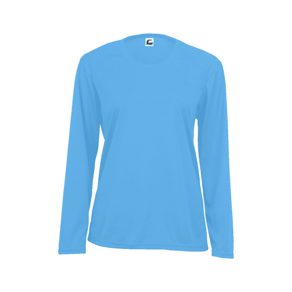 C2 L/S Women's Tee - Columbia Blue L