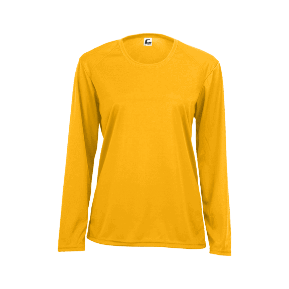 C2 L/S Women's Tee - Gold XS