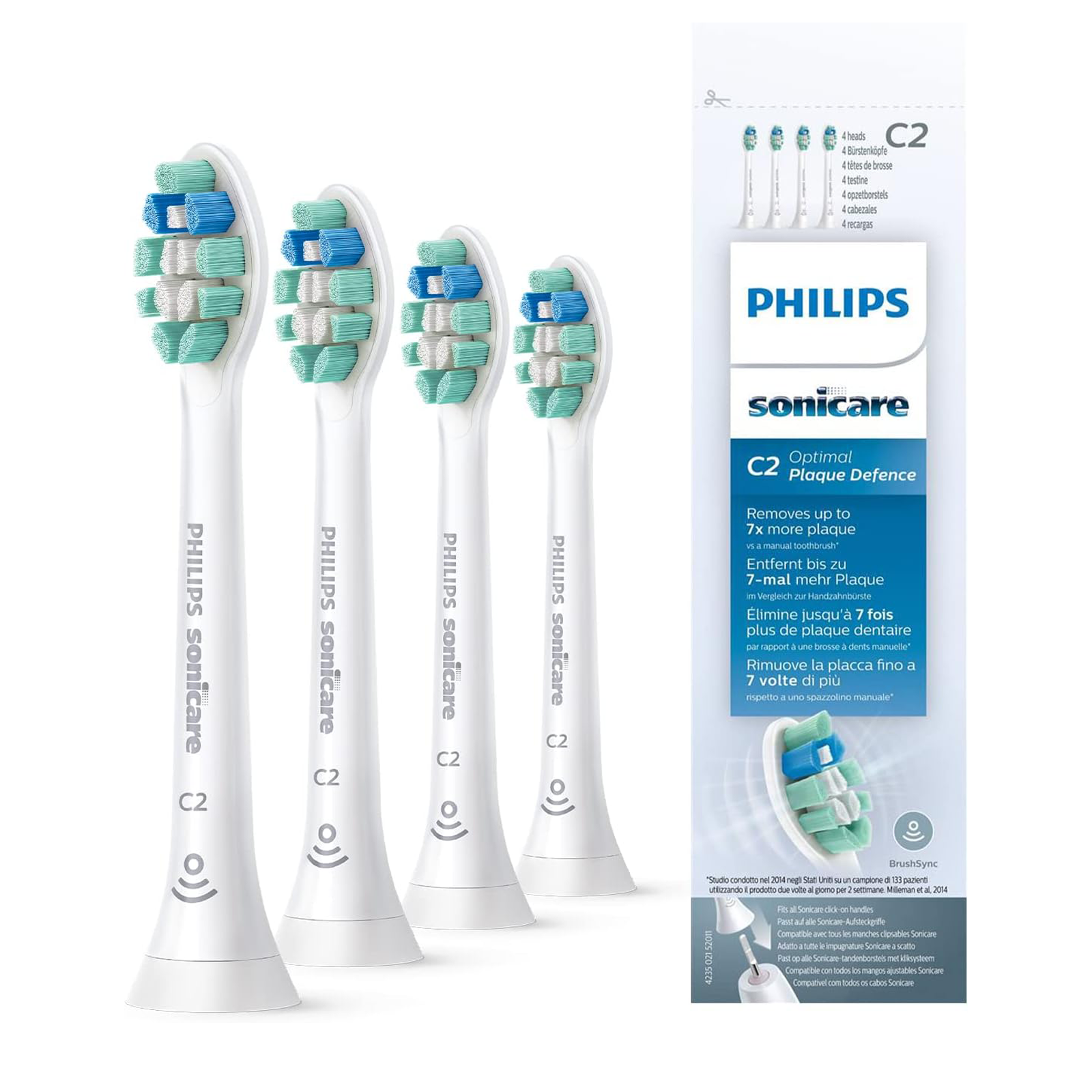 Conair interplak opticlean 2 pack replacement power plaque remover