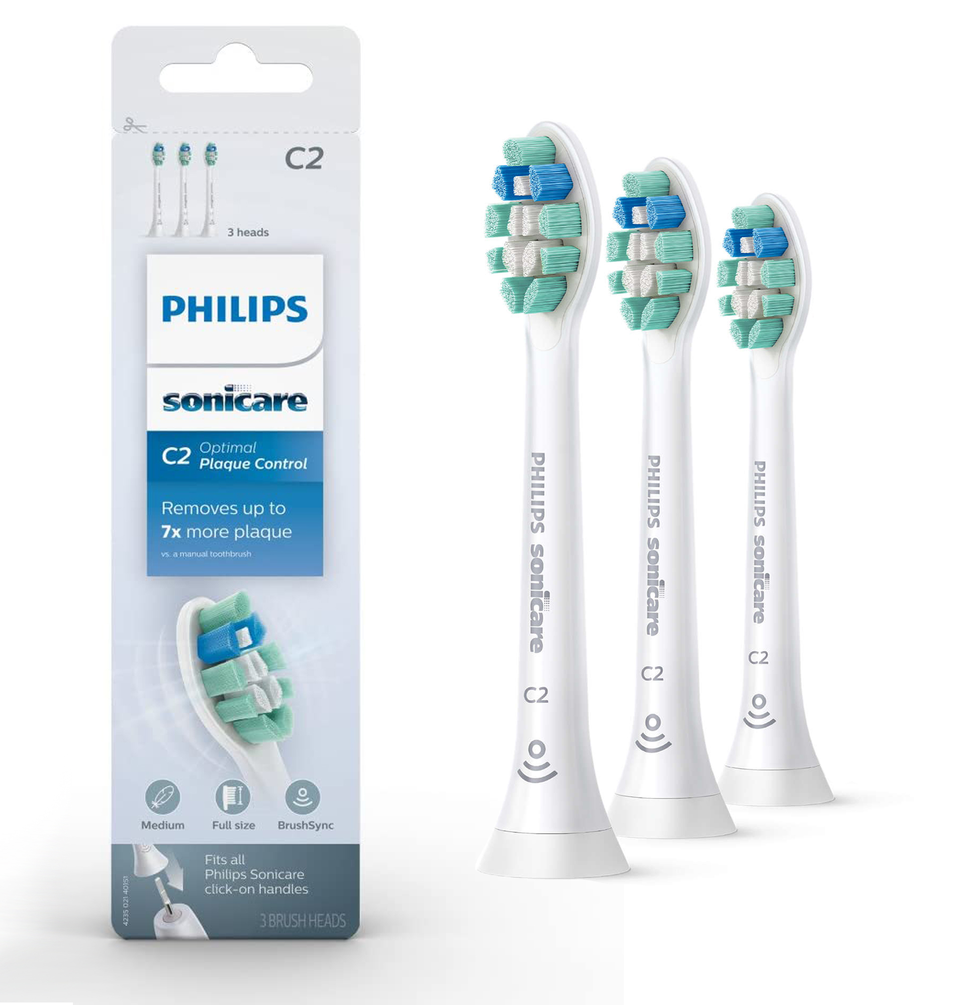 Equate EasyFlex Flossing Replacement Toothbrush Heads, 3 Count