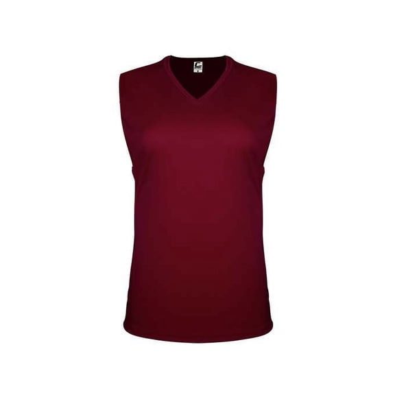 C2 Sleeveless Women's Tee - Maroon M