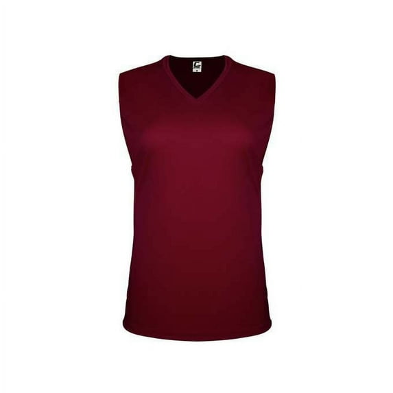 C2 Sleeveless Women's Tee - Maroon XS