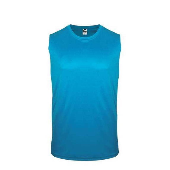 C2 Sleeveless Youth Tee - Electric Blue L