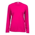 thumbnail image 1 of C2 Sport 5604 Long Sleeve Ladies Tee - Hot Pink, 1 of 3