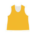 thumbnail image 1 of C2 Sport 5660 Mesh Reversible Womens Pinnie - Gold White, 1 of 3