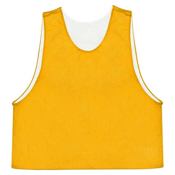 C2 Sport 5760 Mesh Reversible Pinnie - Gold White
