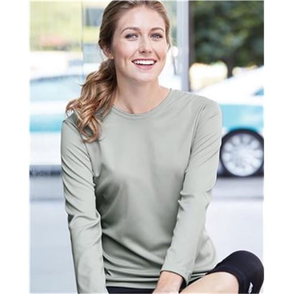 C2 Sport B04985542 Womens Performance Long Sleeve T-Shirt, Forest - Extra Small
