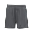 thumbnail image 1 of Badger Womens Mesh Fastpitch Softball Shorts Grey M, 1 of 5