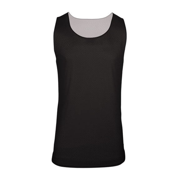 C2 Sport B93985503 Womens Reversible Mesh Tank Top, Black & White - Small