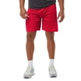 thumbnail image 1 of C2 Sport Men’s Mesh Basketball Shorts, 7-Inch, Breathable Polyester, Draw Cord, Red, 2XL, 1 of 5