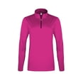 thumbnail image 1 of C2 Sport - Women's Quarter-Zip Pullover - 5602 - Hot Pink - Size: S, 1 of 2