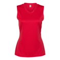 thumbnail image 1 of C2 Sport 566300 C2 Sleeveless Ladies Tee-Red-XS, 1 of 4