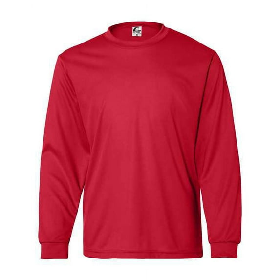 C2 Sport Youth Performance Long Sleeve T-Shirt in Red XS | 5204