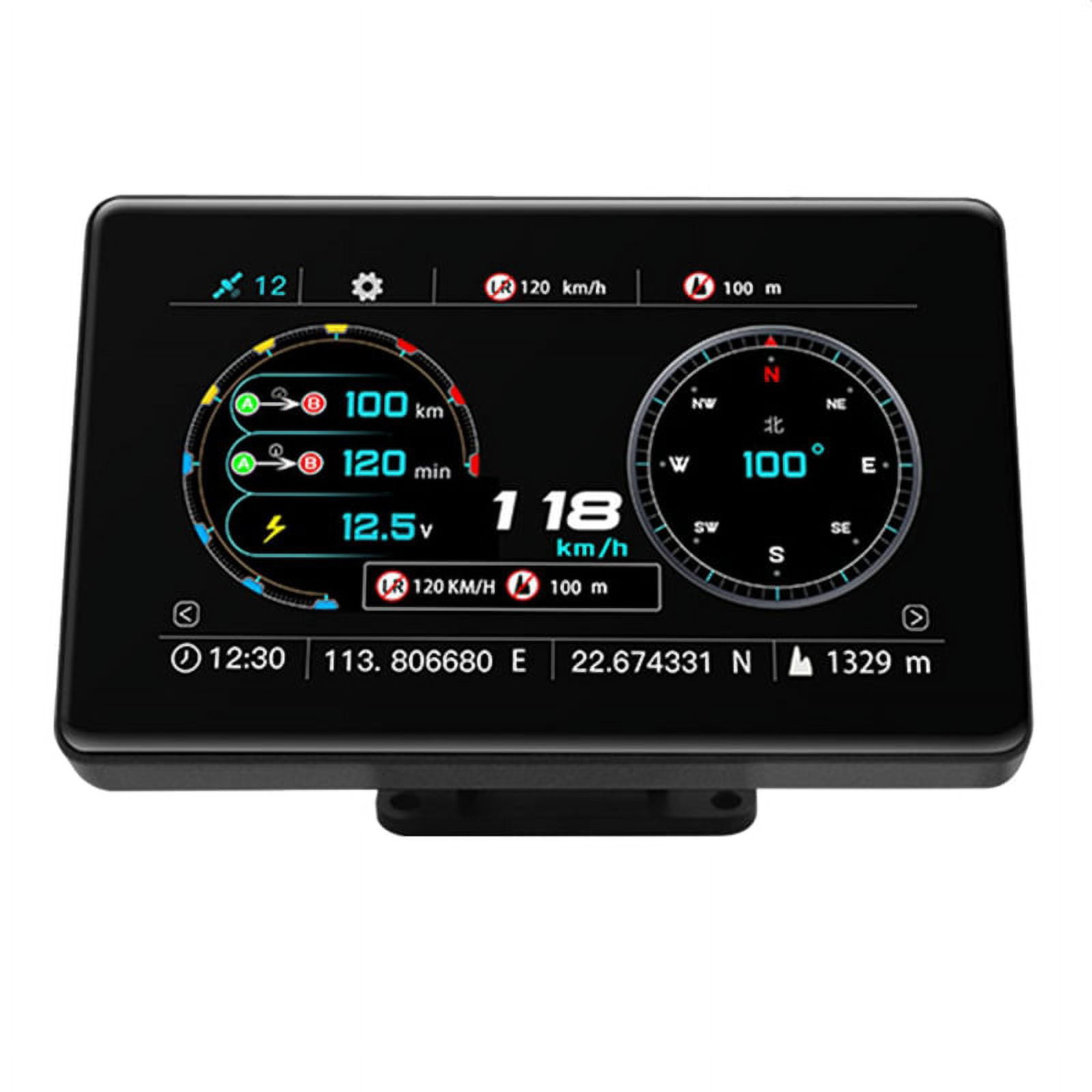 C20 HUD Projector Car Alarm Electronics Speedometer Gauges Auto OnBoard Computer Touch Screen