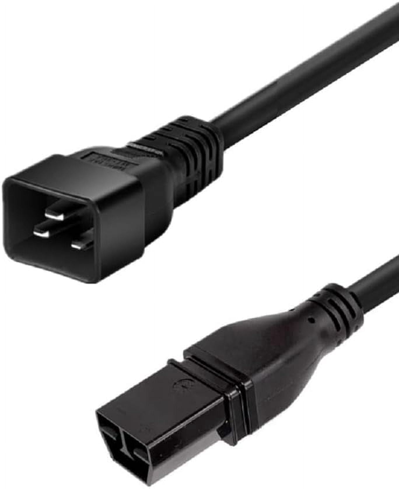 C20 to SAF-D-Grid T-Latch Power Cord, SAF-D-Grid T-Latch Plug to IEC 320 C20 SJT 16AWG,10ft/3m (C20 to Saf-D-Grid)