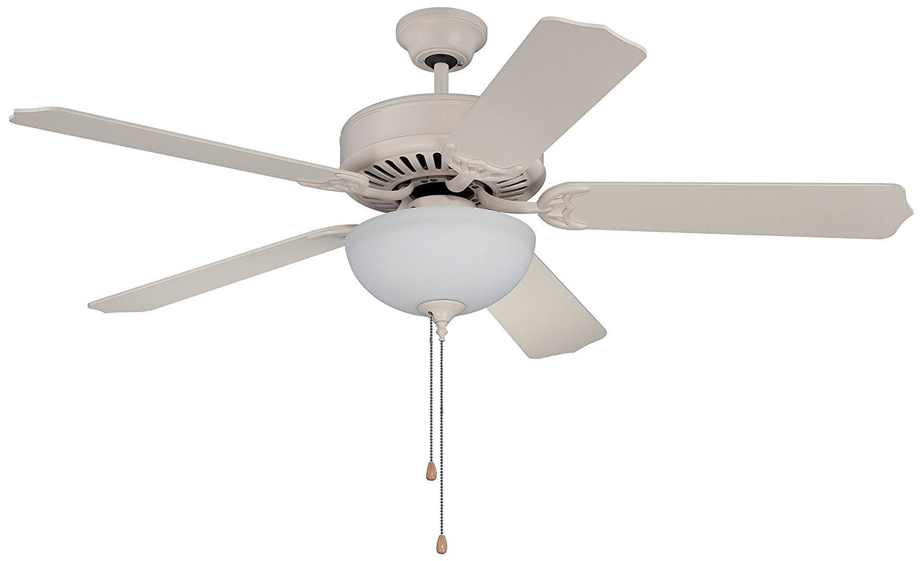 C201W-Craftmade Lighting-Pro 201 - 52 Ceiling Fan with Light