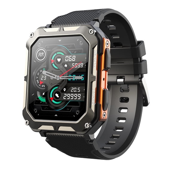 LAATIKUI C20Pro Smart Watch 1.83-inch Outdoor Bluetooth Call Waterproof Sports Health Smart Watch