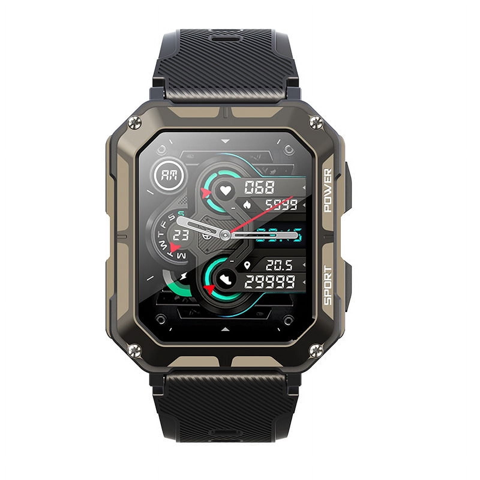 LAATIKUI C20pro Bluetooth call outdoor sports waterproof step meter multi-sport smart watch