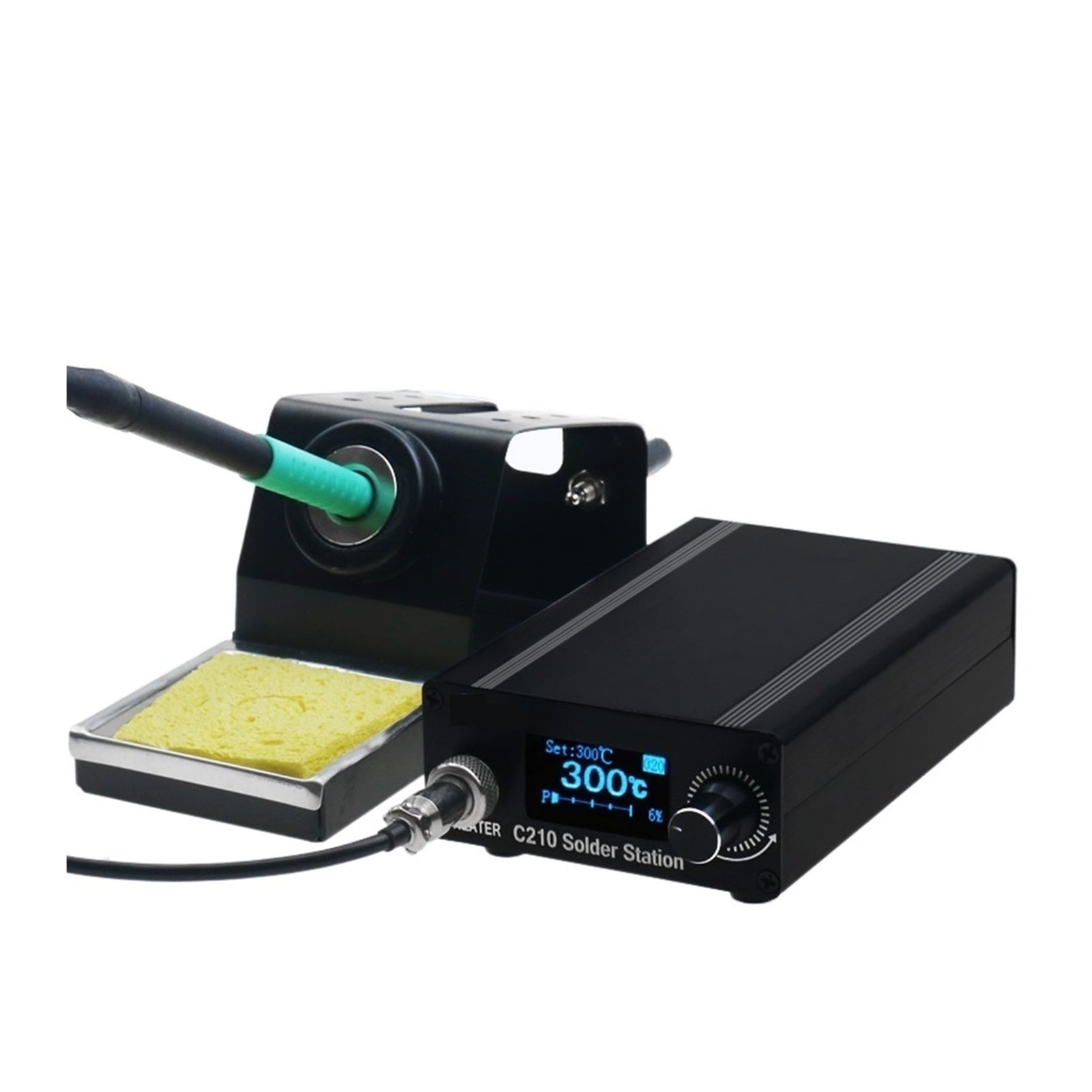 C210 OLED Digital Display Adjustable Temperature Soldering Station For