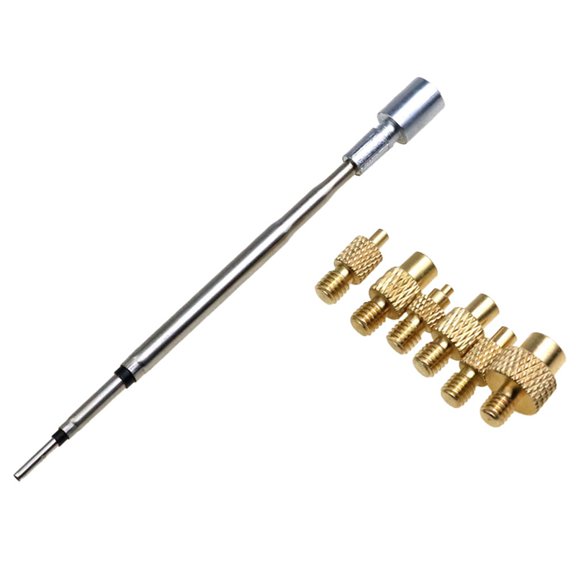 C210/TS21/HS-02B Heat Insert Nut Iron Tip Trimming Kit Internal Thread Soldering Iron Tip 3D Print Modify Finishing Tool