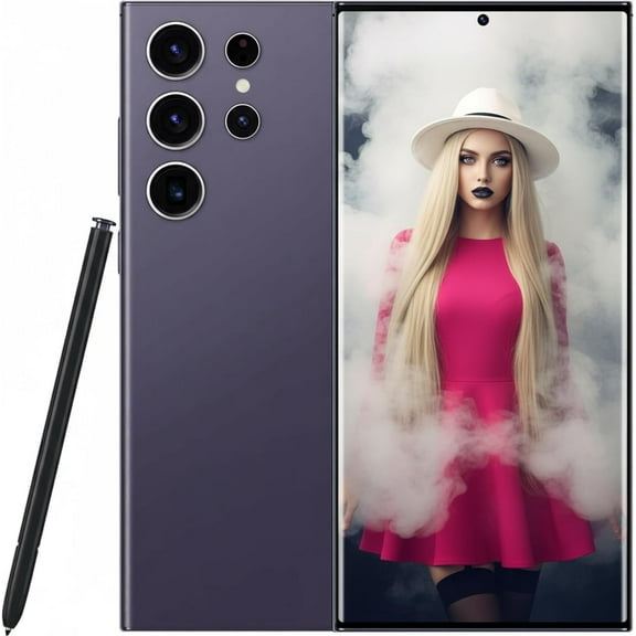 C25 5G Unlocked Smartphone, Dimensity 700 Octa-Core, 8GB+256GB (1TB TF), 120Hz 6.8" FHD+, 108MP Camera, 8000mAh 33W Fast Charge, Active Stylus, Android 15, IP53