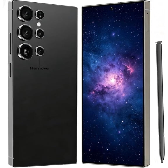 C25 Unlocked Phone,8GB+256GB Smartphone,Android 14 Mobile Phone with Tool Pen 8000mAh Battery 6.9" FHD+ Screen Dual SIM Phone/Face ID/Fingerprint Lock/GPS