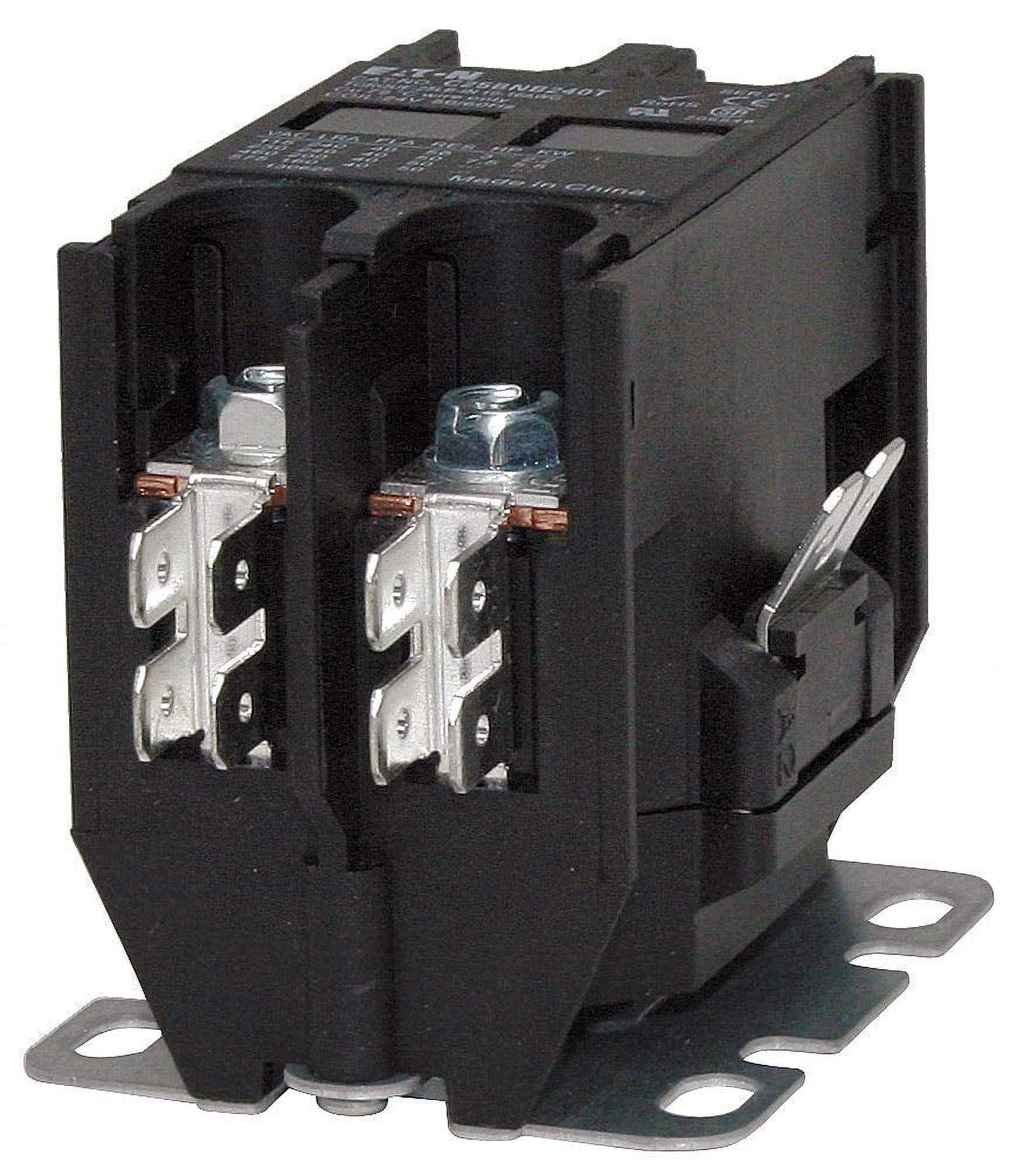 C25BNB220T 2 Pole, CONTACTOR, 20 AMP, SCR Terminal, 24VAC Coil