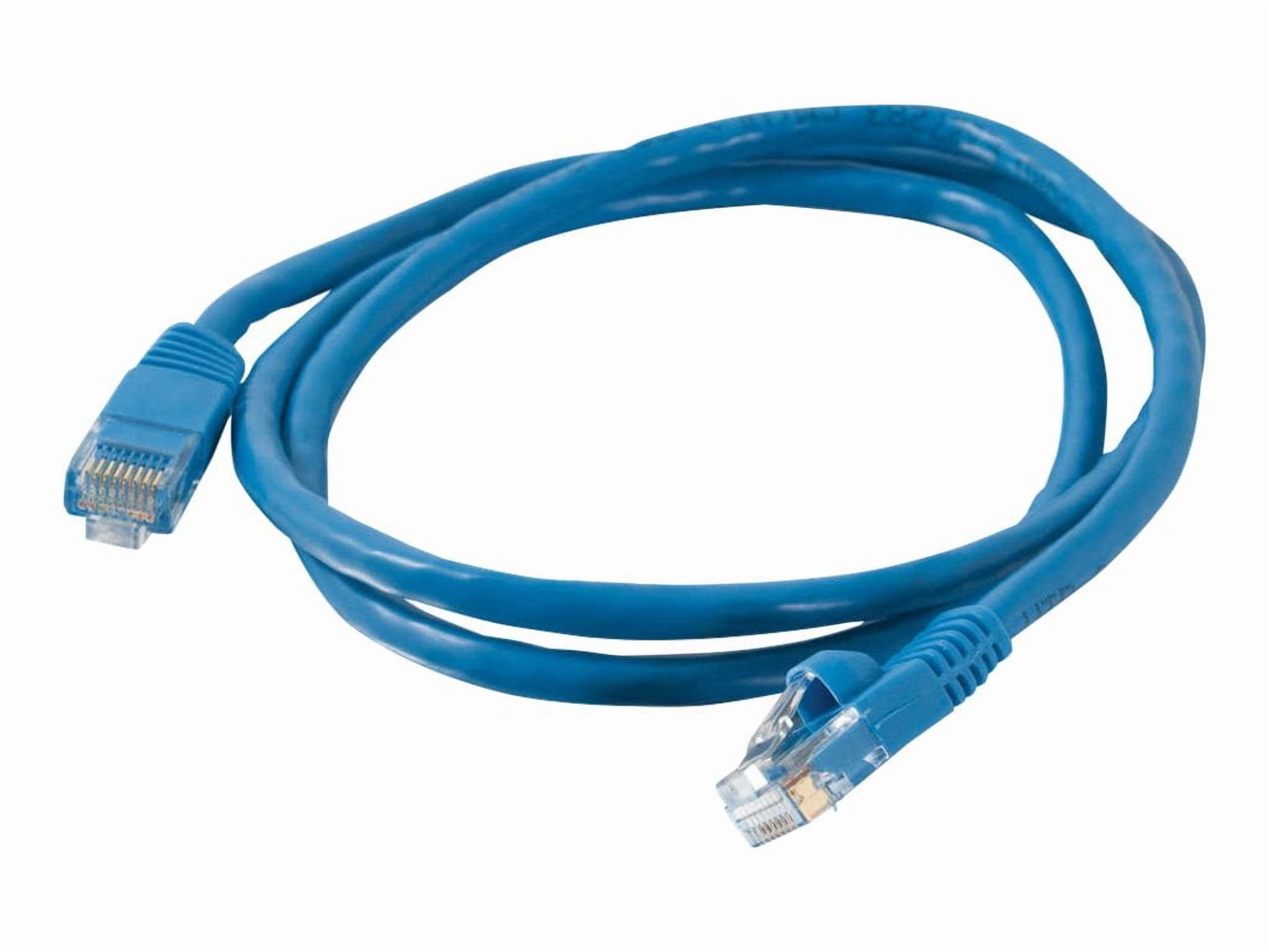 C2G Cat5e Snagless Unshielded (UTP) Network Patch Cable - Patch cable - RJ-45 (M) to RJ-45 (M) - 10.66 m - UTP - CAT 5e - molded, snagless, stranded - blue