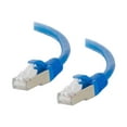 thumbnail image 1 of C2G 10ft Cat6a Snagless Shielded (STP) Network Patch Ethernet Cable Blue - Patch cable - RJ-45 (M) to RJ-45 (M) - 3.05 m - STP - CAT 6a - snagless, stranded - blue, 1 of 4