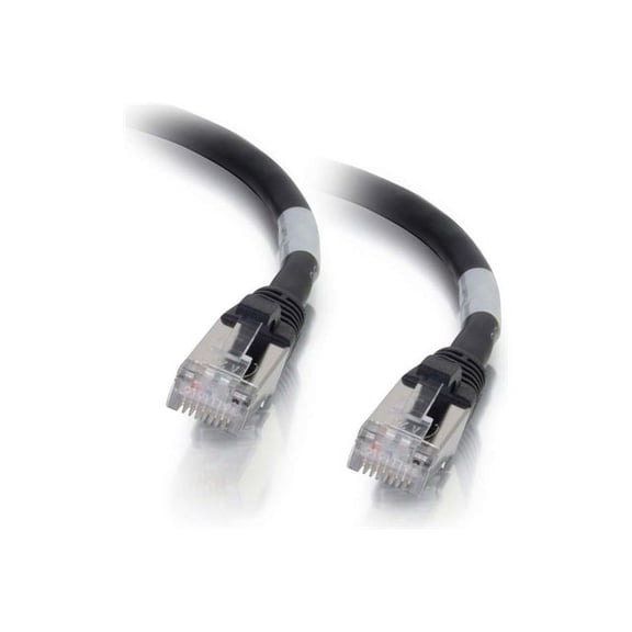 C2G 00711 Cat6a Cable - Snagless Shielded Ethernet Network Patch Cable, Black (6 Feet, 1.82 Meters)