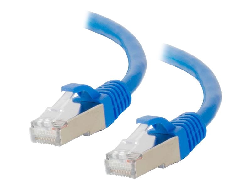 C2G 00807 Cat6 Cable - Snagless Shielded Ethernet Network Patch Cable, Blue (35 Feet 10.66 Meters)