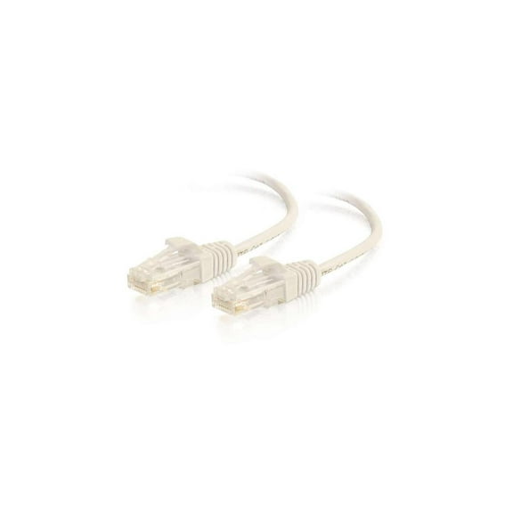 C2G - AV LINE 01186 3FT CAT6 WHITE CABLE UTP SLIM