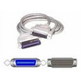 thumbnail image 1 of C2G 02799 10ft DB25 Male to Centronics 36 Male Parallel Printer Cable - DB-25 Male - Centronics Male - 10ft - Beige, 1 of 2