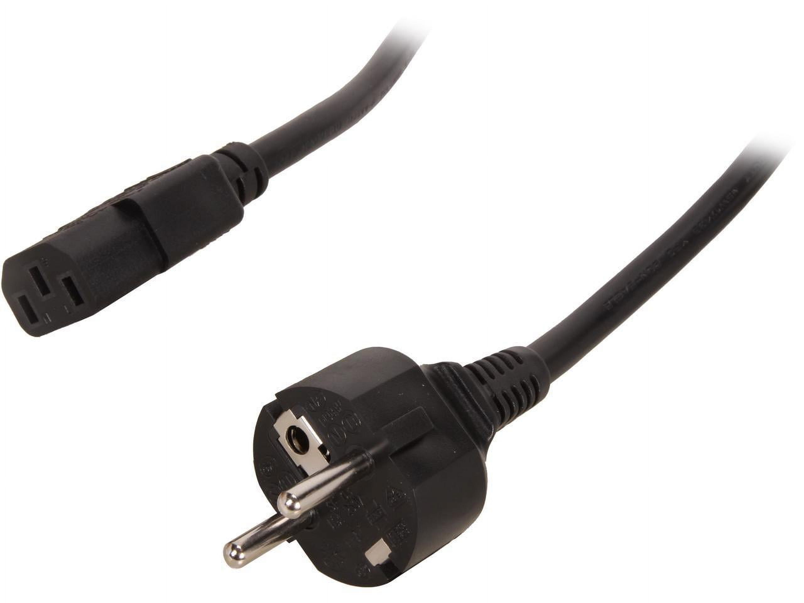 Cavo Di Alimentazione C2G 3 Metri (IEC320C13 A CEE 7/7) Per PC E Monitor – Spina Schuko, 10A, Nero