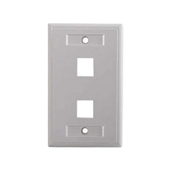 C2G 03410 One Keystone Single Gang Wall Plate