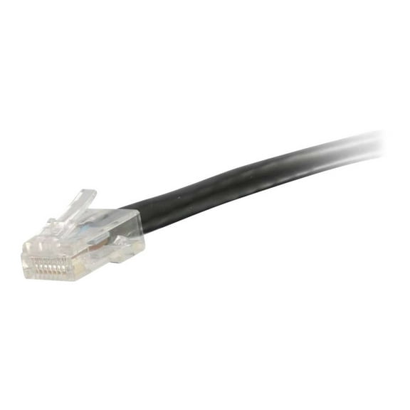 C2G 04107 Cat6 Cable - Non-Booted Unshielded Ethernet Network Patch Cable, Black (2 Feet, 0.60 Meters)
