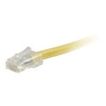 thumbnail image 1 of C2G 04169 Cat6 Non-Booted Unshielded (UTP) Network Patch Cable, Yellow (1 Foot/0.30 Meters), 1 of 7