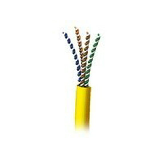 C2G - Bulk cable - 1000 ft - UTP - CAT 5e - stranded - yellow