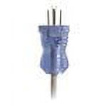 C2G 10ft 18 AWG Hospital Grade Power Cord (NEMA 5-15P to IEC320C13) - Gray with Clear Connectors - power cable - 10 ft