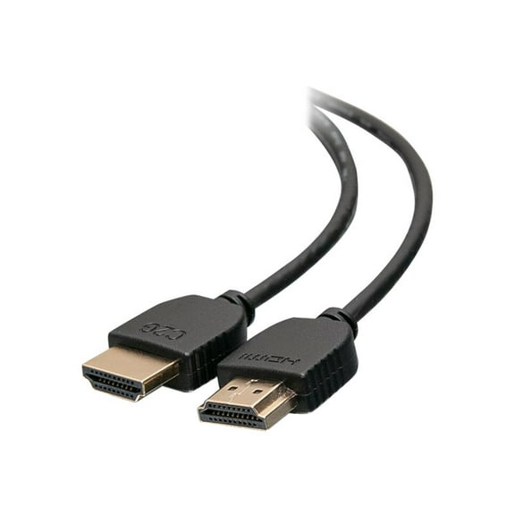 C2G 10ft (3m) Flexible Standard Speed HDMI Cable with Low Profile Connectors - 10 ft HDMI A/V Cable for Computer, Monitor, Projector, Home Theater System, HDTV, Gaming Console, Audio/Video Device, Blu